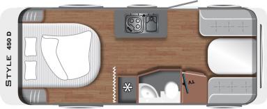 LMC Style 450D - Grundriss